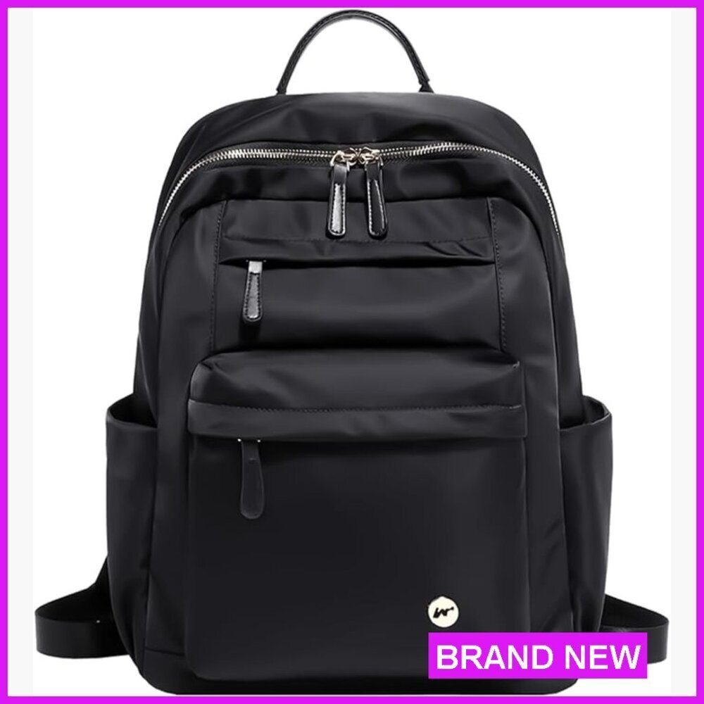 Nylon Laptop Backpack Water Resistant Anti-Theft Travel Work Daily Use